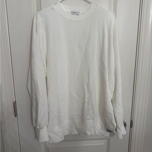 Chic Soul Classic White Sweatshirt